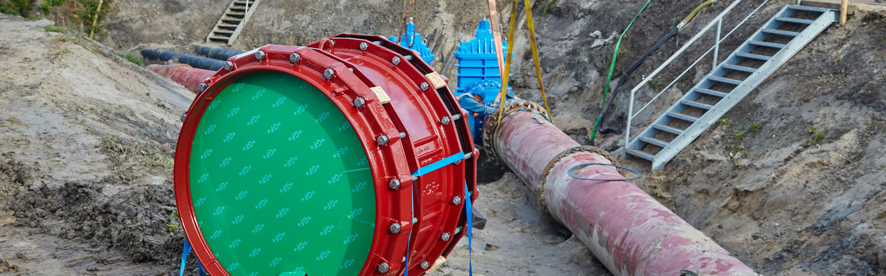 MULTI/JOINT® 3000 Plus Connecting pipelines, overcoming bridges