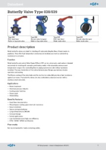 Datasheet Butterfly Valve Type 038/039 (EN)