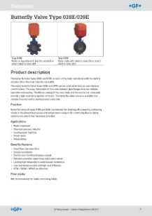 Datasheet Butterfly Valve Type 038E/039E (EN)