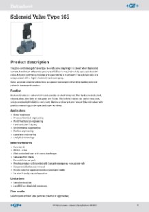 Datasheet Type 165 Solenoid Valve (EN)
