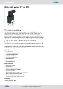 Datasheet Type 166 Solenoid Valve (EN)