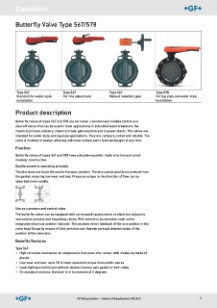 Datasheet Butterfly Valve Type 567/578 (EN)