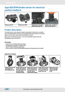 Datasheet Double Sensor for electrical position feedback (EN)