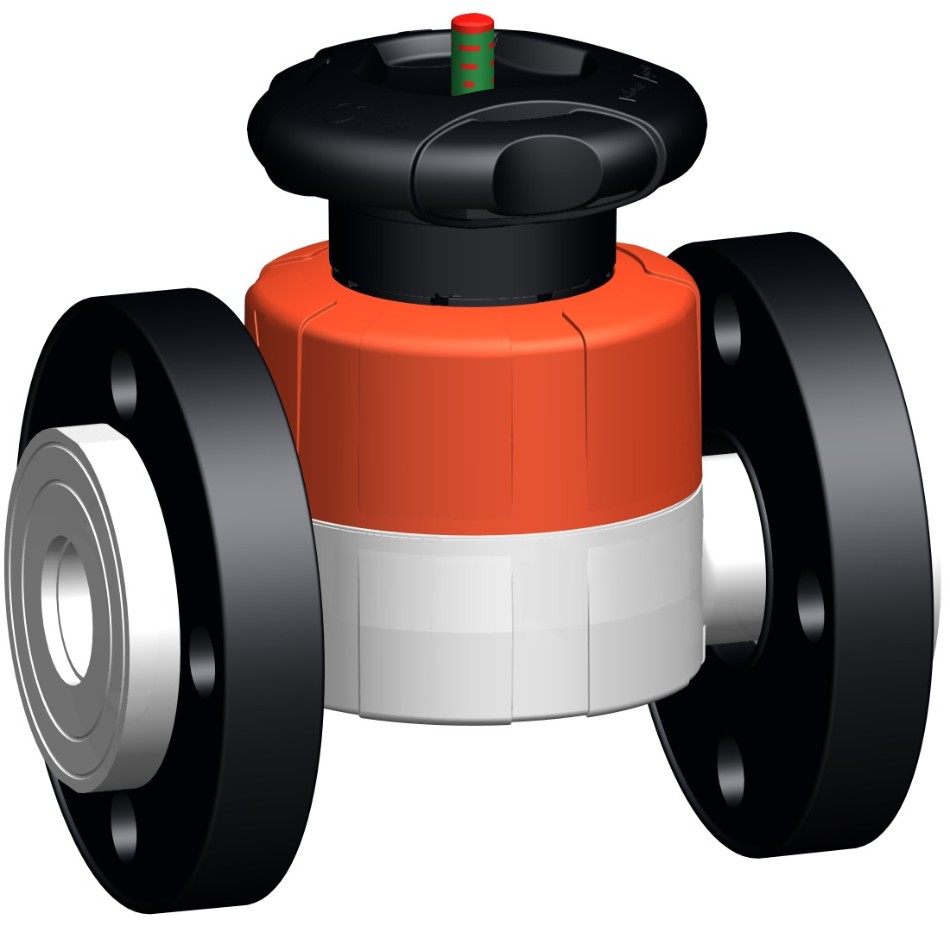 Gf pp. Мембранный клапан Георг Фишер. Diaphragm Valve. Клапан 515 PP-H Джордж Фишер Размеры