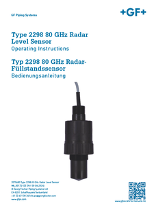 Bedienungsanleitung Typ 2298 80 Ghz Radar- Füllstandssensor