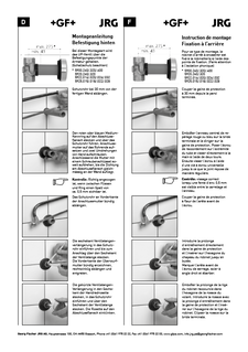 Installation instruction  Mounting from behind