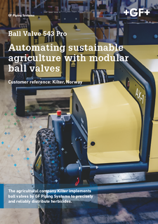 Automating sustainable agriculture with modular ball valves