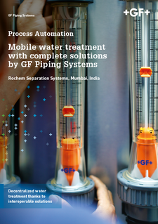 Mobile water treatment with complete solutions by GF Piping Systems