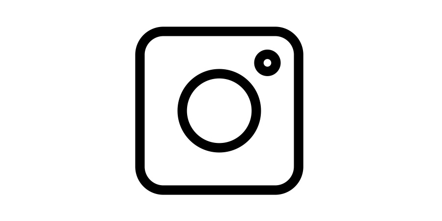 Nachgezeichnetes Instagram Logo