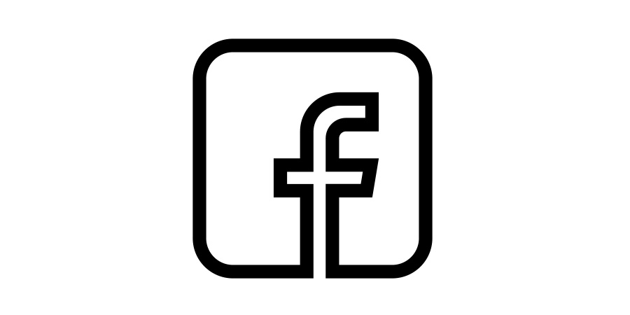 Nachgezeichnetes Facebook Logo