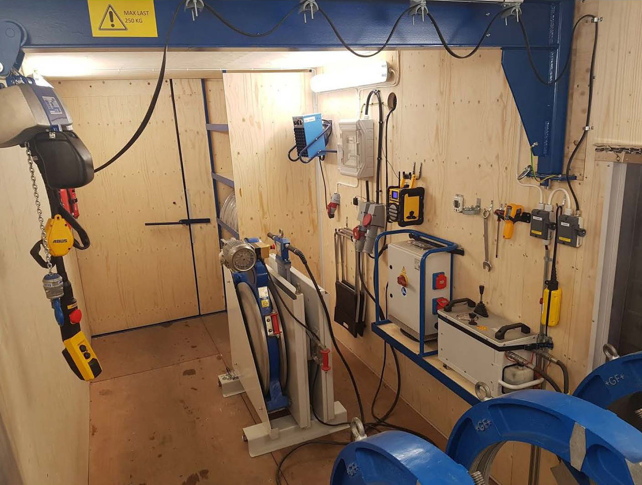 Hitsauskontti sisältä