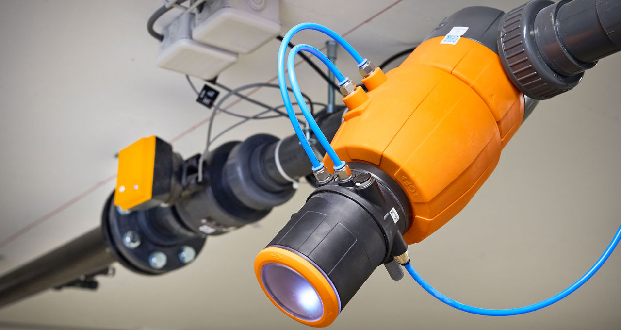 Membraanafsluiter met SPC en flowmeter